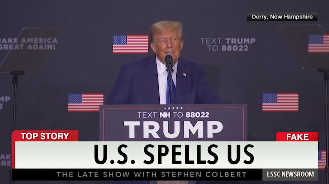 Spell along with us! 🇺🇸 #Colbert