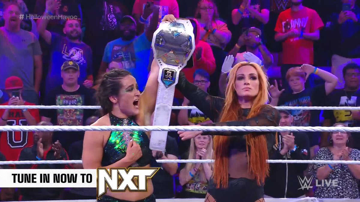 A star is born. LYRA VALKYRIA, YOU are the new #WWENXT Women's Champion! #HalloweenHavoc