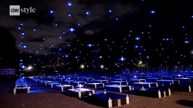 In a first-of-its-kind performance at New York's Central Park, artists lit up the night sky with 1,000 choreographed drones.