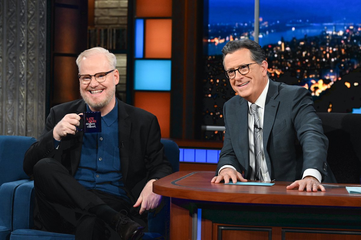 Is there anything Pat Sajak can't do? Jim Gaffigan has his doubts. #Colbert