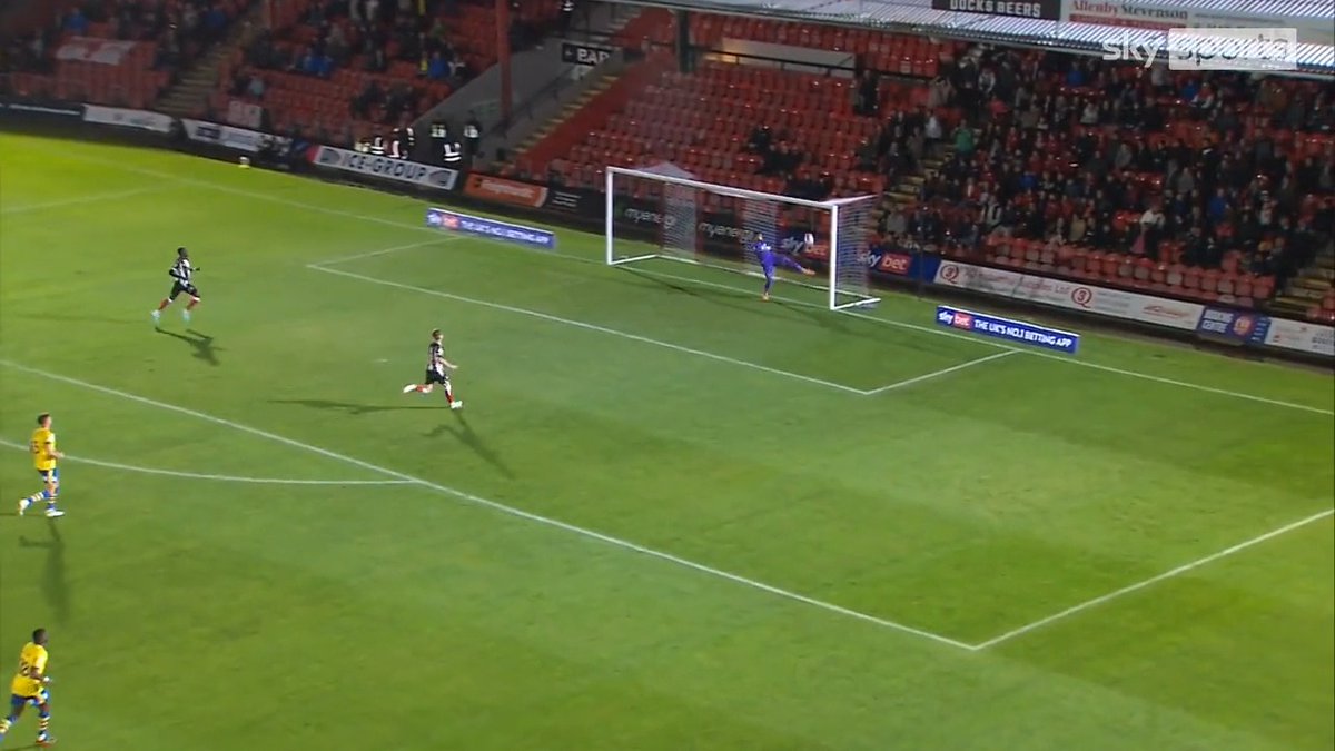 Oh dear! Colchester scored an own goal from some distance out last night 😬👀
