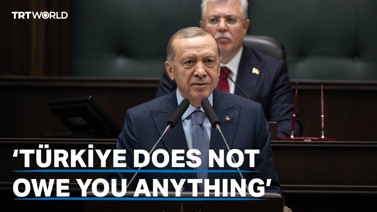 “O Israel, the West owes you a lot, but Türkiye does not owe you anything” Turkish President Recep Tayyip Erdogan
