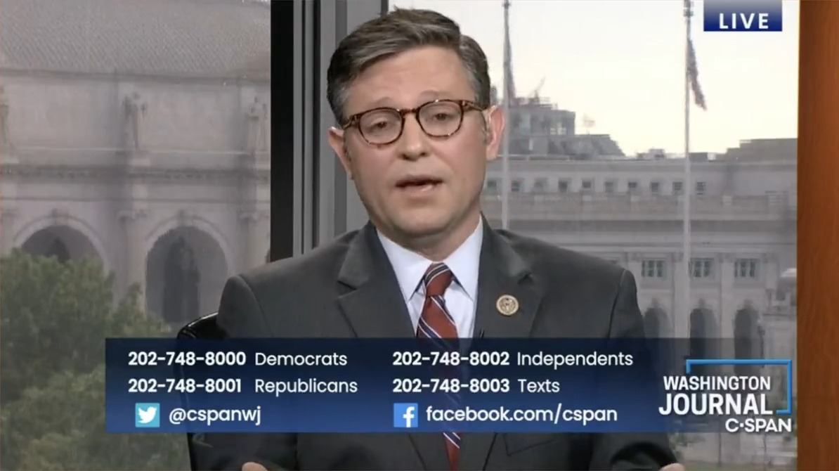Here is Mike Johnson calling to cut Social Security and Medicare: “We’ve got to think about long-term reforms to those programs”