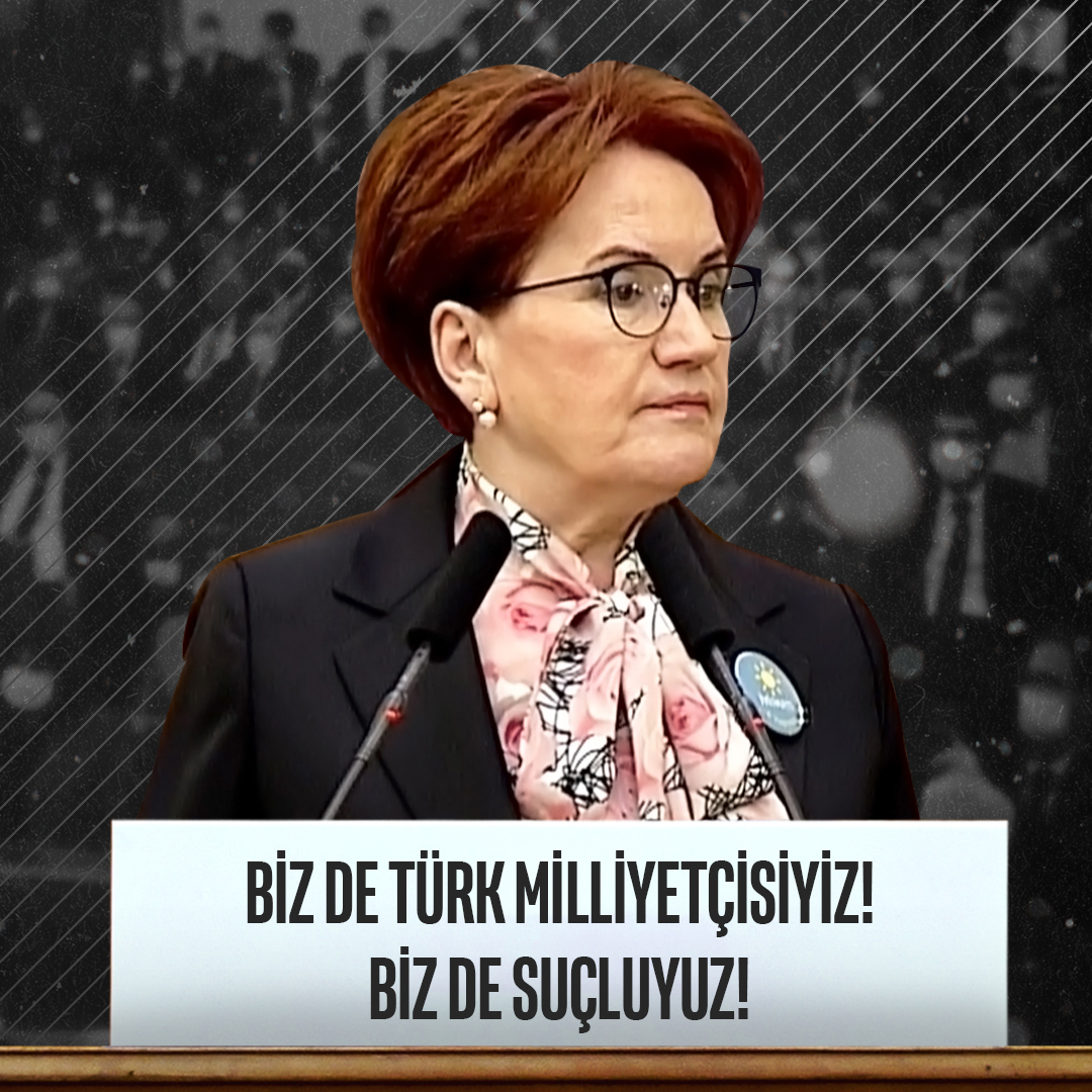 Eğer ki Türk milliyetçiliği bir suç sayılacaksa gönül rahatlığıyla söylüyorum ki biz de Türk milliyetçisiyiz! Biz de suçluyuz! Üstelik bu suçun ortakları olmaktan da onurluyuz, gururluyuz! Haydi bakalım gelin, bizi de tutuklayın!