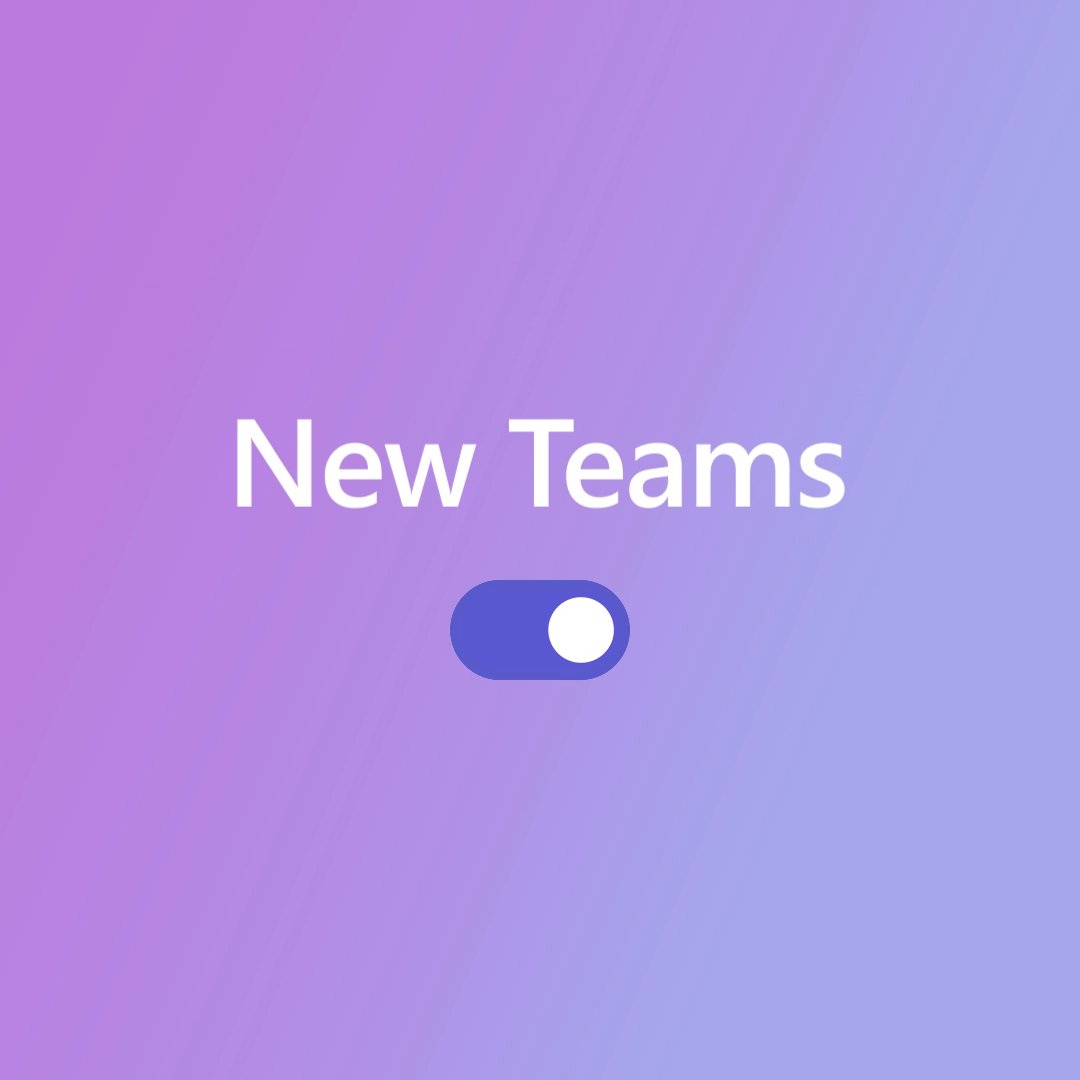 The new Teams has arrived on Windows and Mac. Collaborate more effectively with a faster, simpler, smarter, and more flexible Microsoft Teams. Flip the toggle to get started today:
