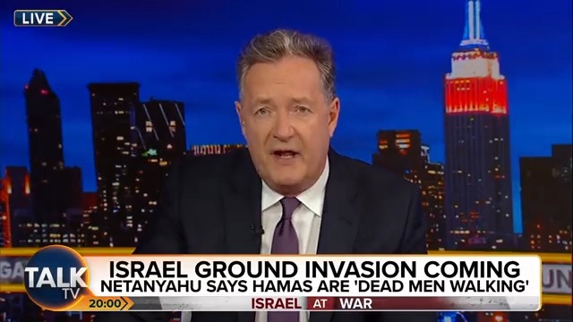 "If Israel’s supporters can’t accept that Palestinians need and deserve better, and Palestine’s supporters can’t accept those attacks were evil, then we're stuck." Ahead of an invasion of Gaza, Piers Morgan calls for people to unite around basic human compassion to move forward.