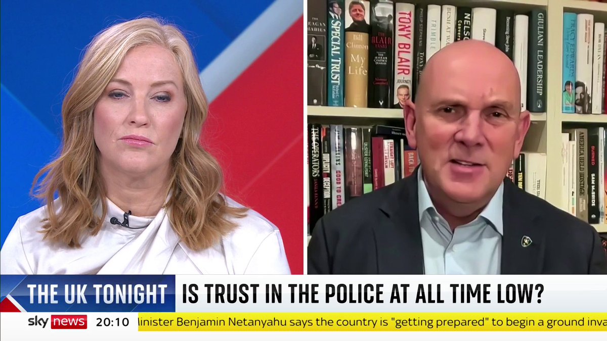 'Why are these bad people attracted to the police?', Sarah-Jane Mee asks former police officer Jim Gamble. "I know that many police officers feel that they're facing really aggressive scenarios", he says. 📺 Sky 501, Virgin 602, Freeview 233 and YouTube