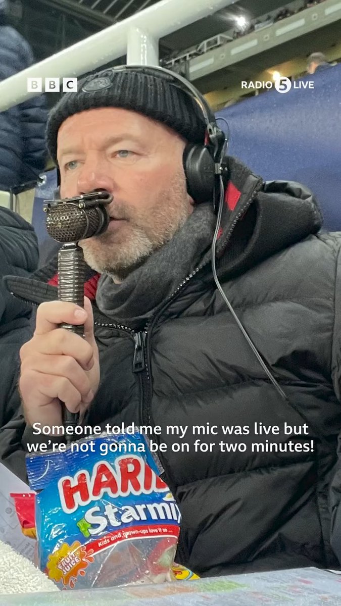 Life's always sweet when you're working with Ian Dennis, isn't that right Alan Shearer?! 🤣🍬 BBC Sounds 📲 #BBCFootball #UCL #NUFC