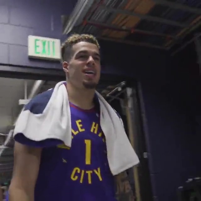 "Got the win, got the ring. Good day" 💍 Nikola Jokic, Jamal Murray, Michael Porter Jr., Christian Braun, and Aaron Gordon talk about their rings and the victory from opening night!