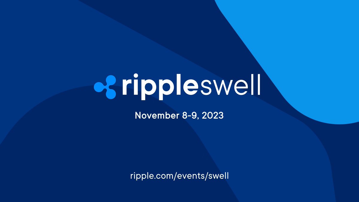 #RippleSwell brings together the brightest minds from the realms of crypto, blockchain, payments, financial services, and economic policy. Request your invite to join us on November 8-9 in Dubai. Registration ends soon: