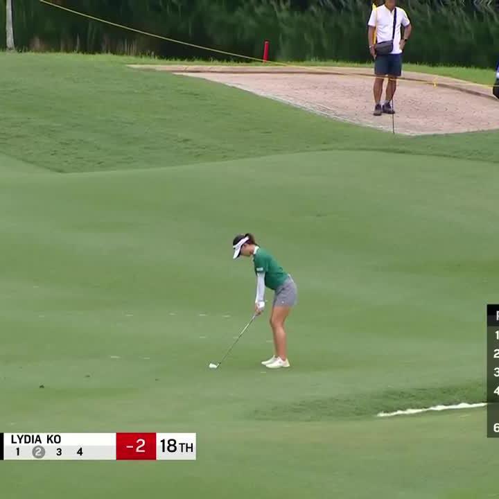 The accuracy from Lydia Ko 💯