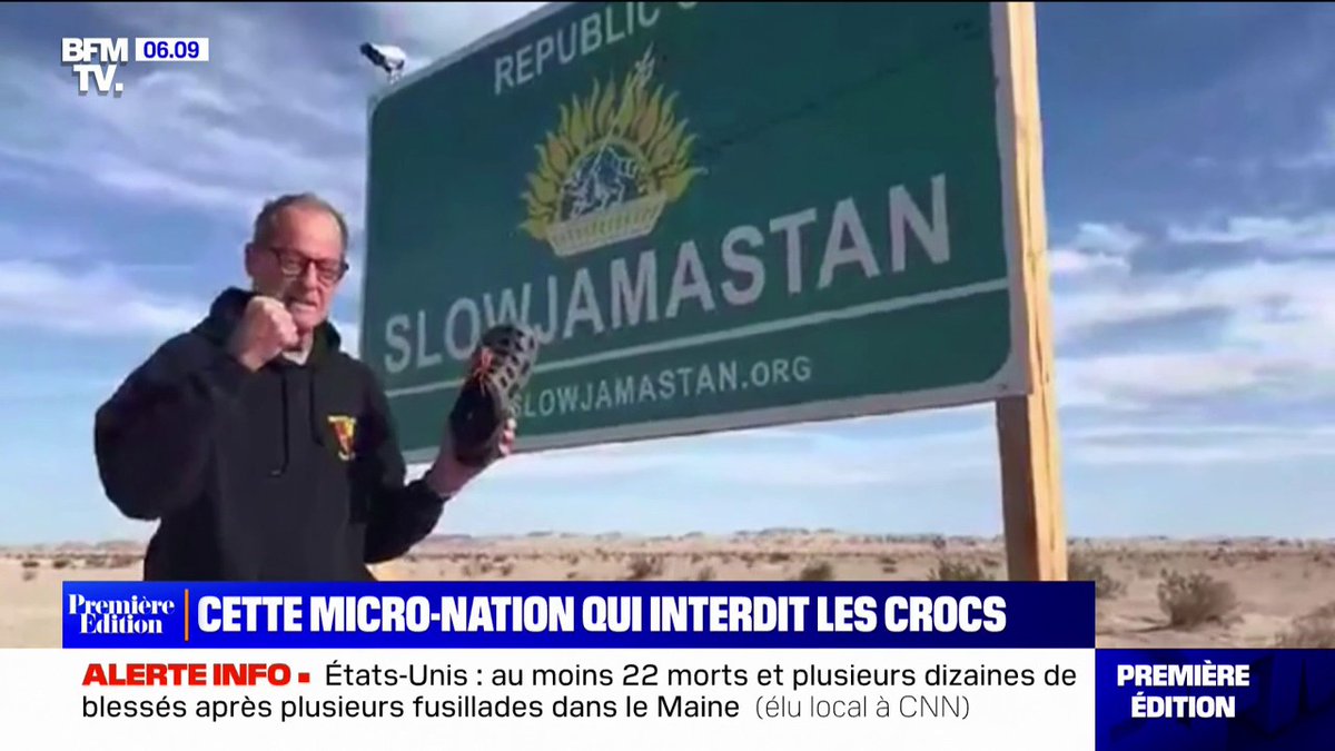 Le Slowjamastan, cette micro-nation du désert californien qui interdit les Crocs L'image du jour du Marie Gentric