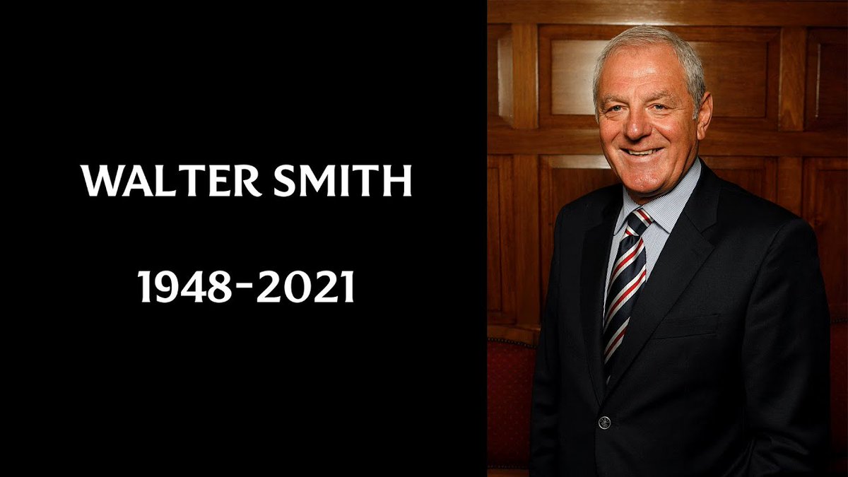 ๐ Today we remember the great Walter Smith. Quite simply, nobody understood Rangers better, nobody had better leadership qualities, and nobody won more.