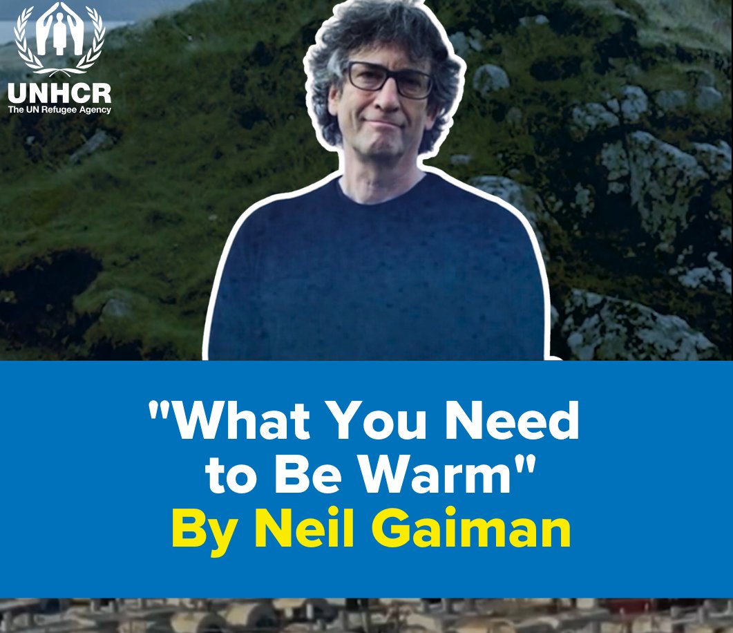With a little help from Ben Stiller @GuguMbathaRaw @MaryMaker_43 @DaveMorrissey64 and Cate Blanchett... A glimpse of #WhatYouNeedToBeWarm, a new book from @NeilHimself, published today in support of refugees facing the bitter cold this winter. Order now: