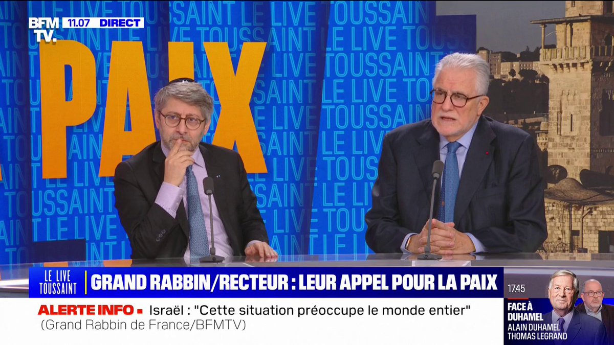 "Il est anormal qu'un musulman soit antisémite", selon le recteur de la Grande mosquée de Paris