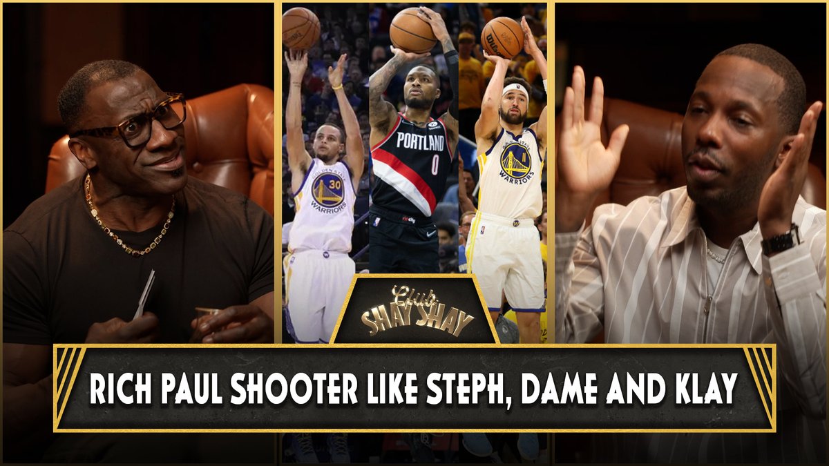This man Rich Paul lies just like his best friend lebron dawg lmao unc Shannon sharpe wasn’t going for it 🤣🤣🤣 Rich Paul said he’s one of the best shooters alive today &amp; compared himself to Steph Curry &amp; Klay Thompson 🎥: Club Shay Shay