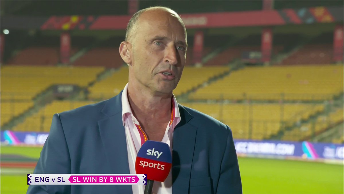 "It's such a lame excuse." Nasser Hussain says England can't use the structure of English cricket as a 'cop out' for their failure at the World Cup