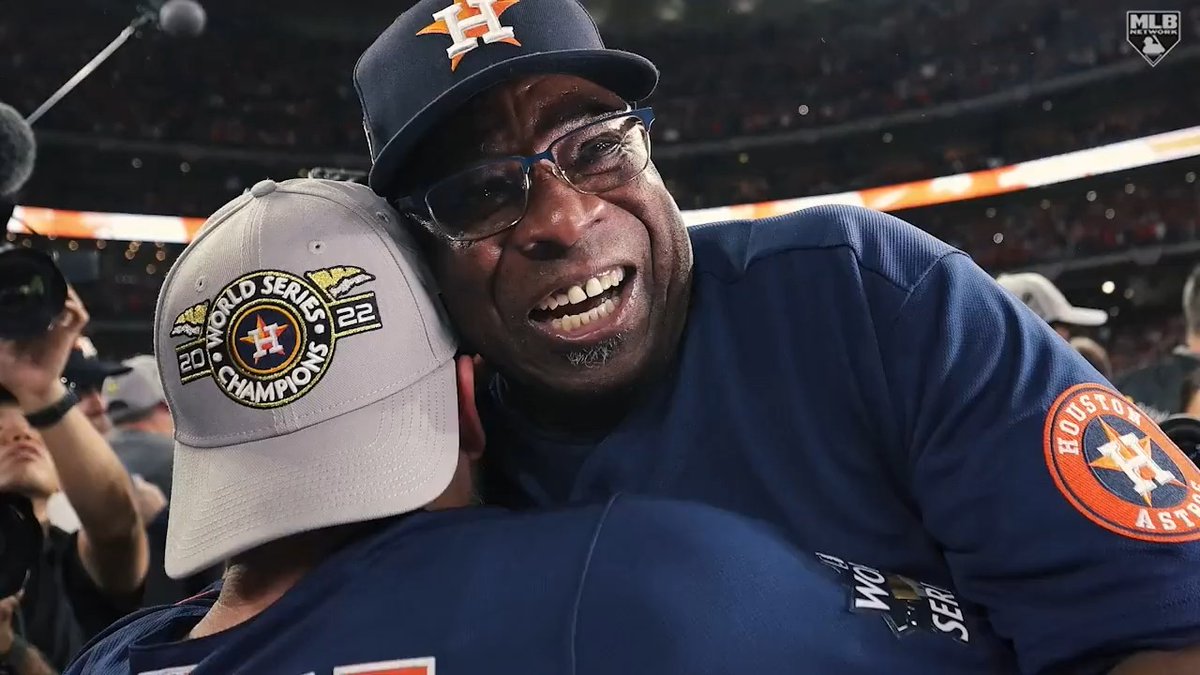 "Dusty Baker brings out the best in all his players." Congratulations on your retirement, Dusty! ❤️