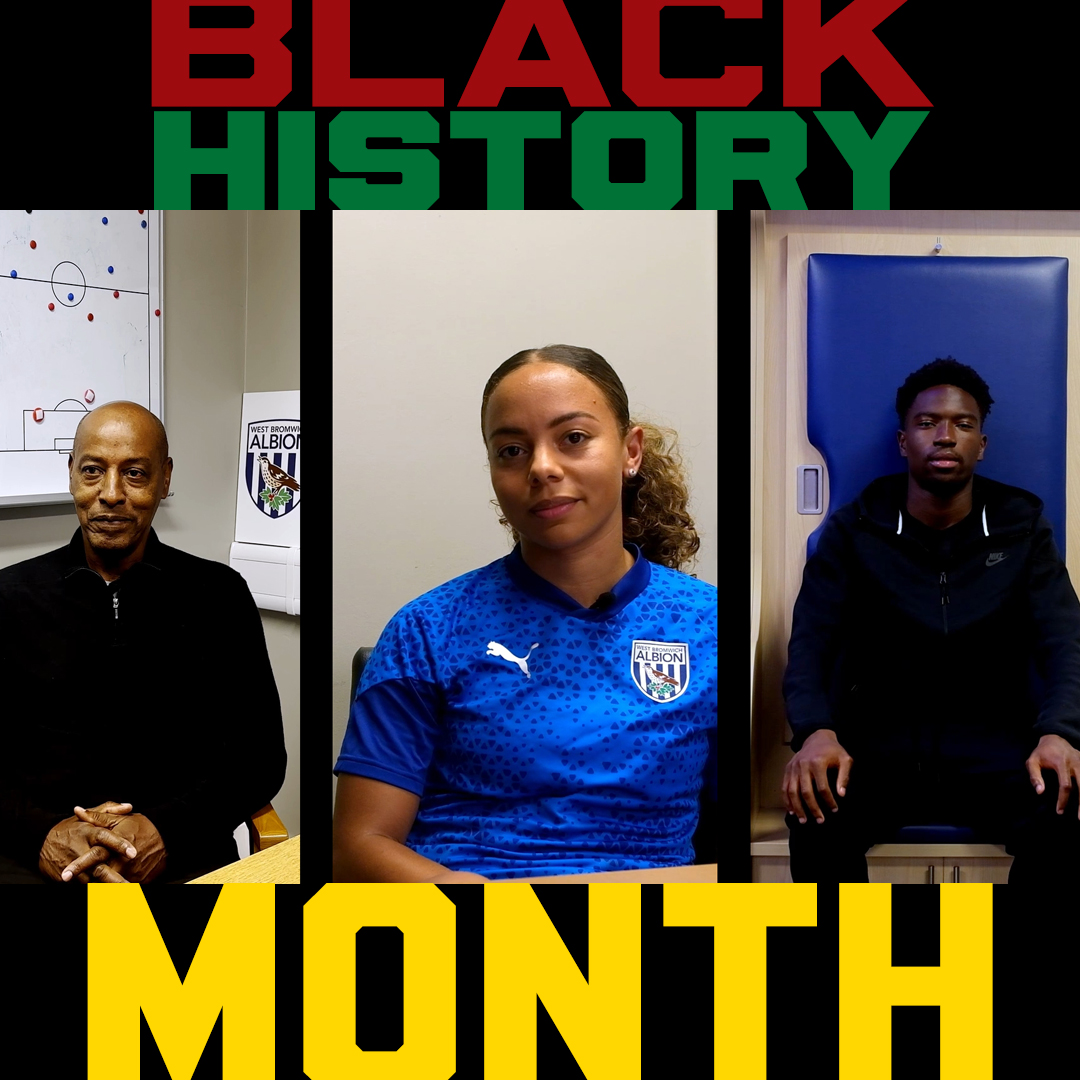 As we celebrate #BlackHistoryMonth, we spoke to past, present &amp; future Albion players on their experiences within football &amp; what #BHM means to them. One team, one badge, one club. We are West Bromwich Albion. 💙