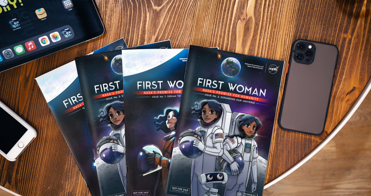 Issue 2 of our interactive graphic novel–First Woman–is out now! Join fictional astronaut Callie Rodriguez and her new crew as they face challenges on the lunar surface. New to the story? Launch into Issue 1 and follow Callie on her journey to the Moon.