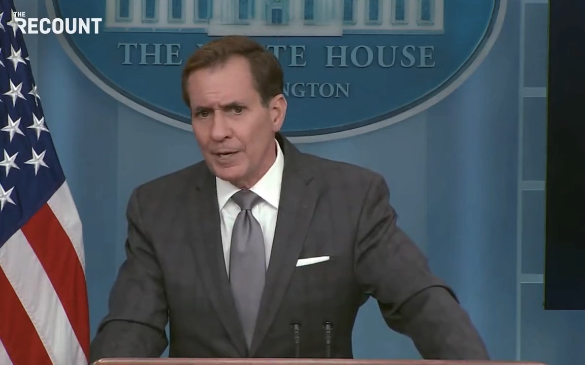 “What’s harsh is taking ... hostages … What’s harsh is dropping in on a music festival &amp; slaughtering a bunch of young people … Hamas is preventing people from [leaving Gaza] — that is what is harsh.” — John Kirby reacts to “harsh” criticisms of WH comments on civilian deaths