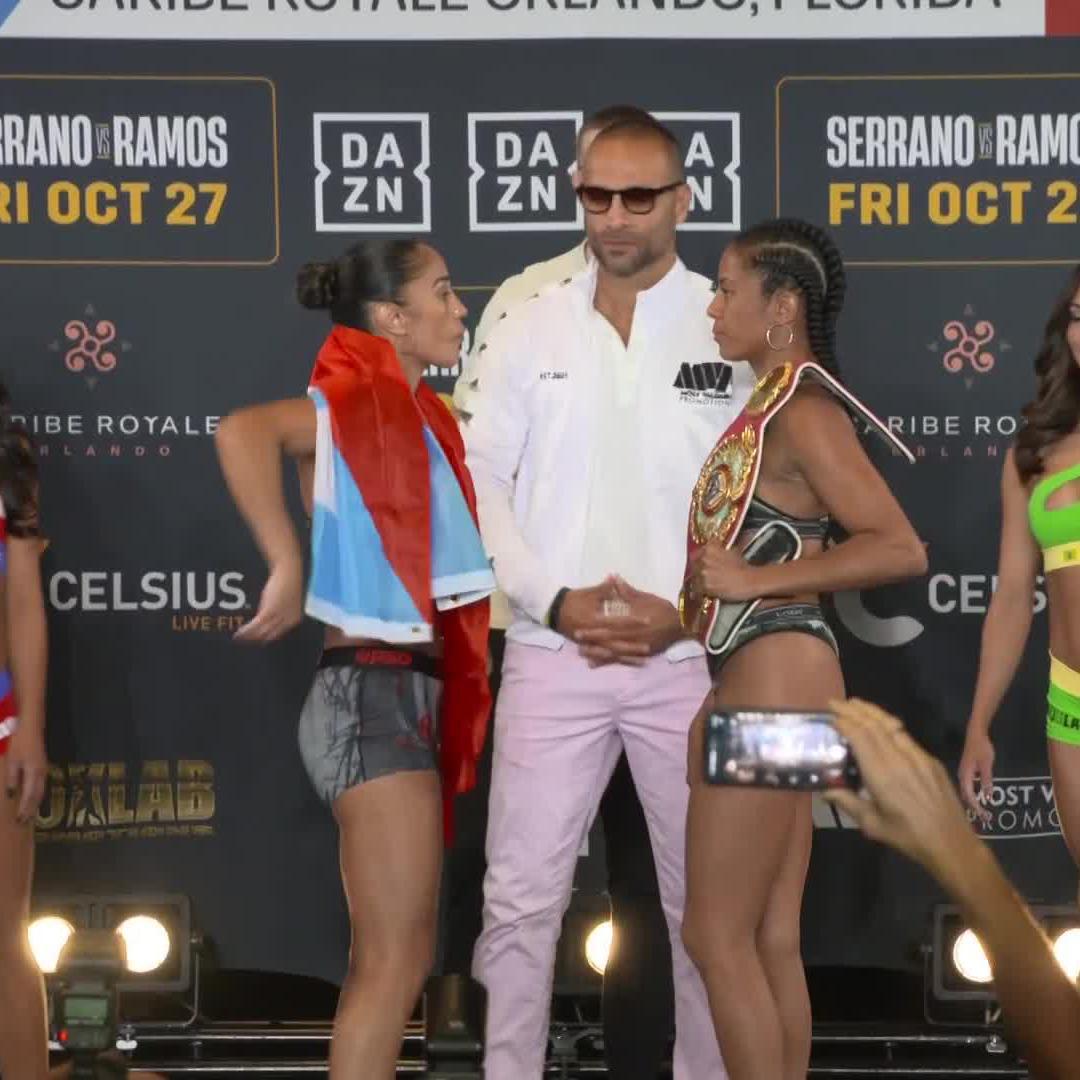 The historic main event between Amanda Serrano and Danila Ramos is OFFICIAL 💪 Watch all the action from #SerranoRamos tomorrow on DAZN 🥊