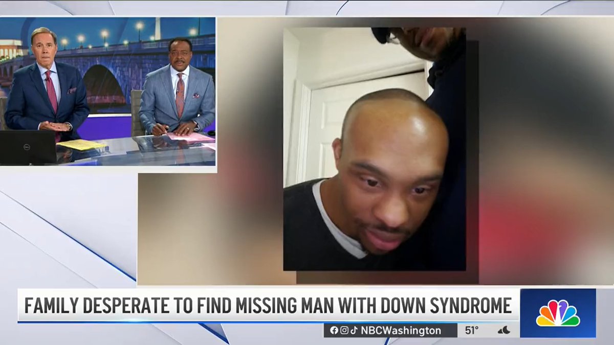 The family of Rashawn Williams, who has Down syndrome, is desperately searching for their loved one, who walked out of a Silver Spring, Md., hotel alone on Friday. He is nonverbal and requires constant supervision. If anyone has info, call the Montgomery County Police.