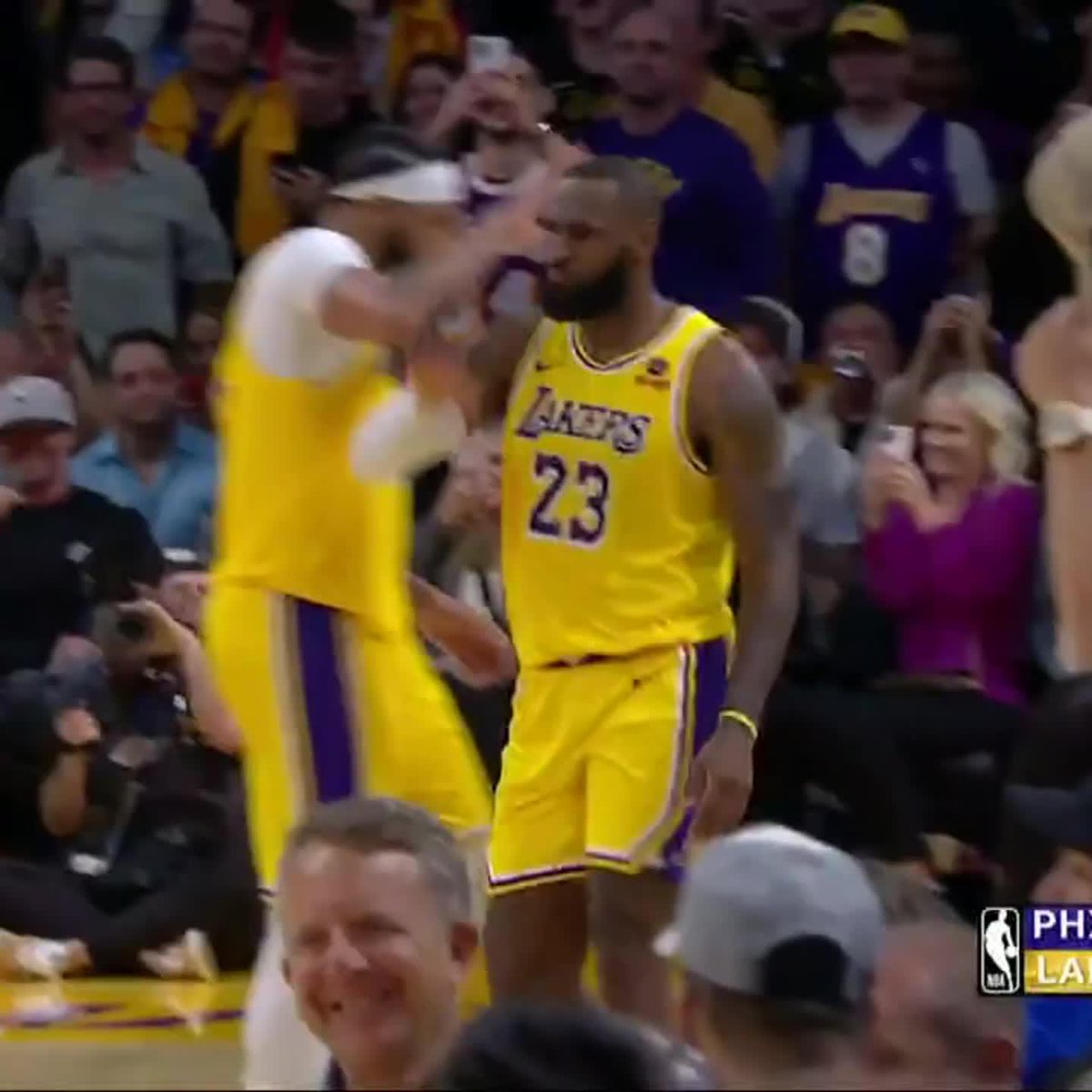 LeBron took OVER in crunch time against KD and the Suns 😤