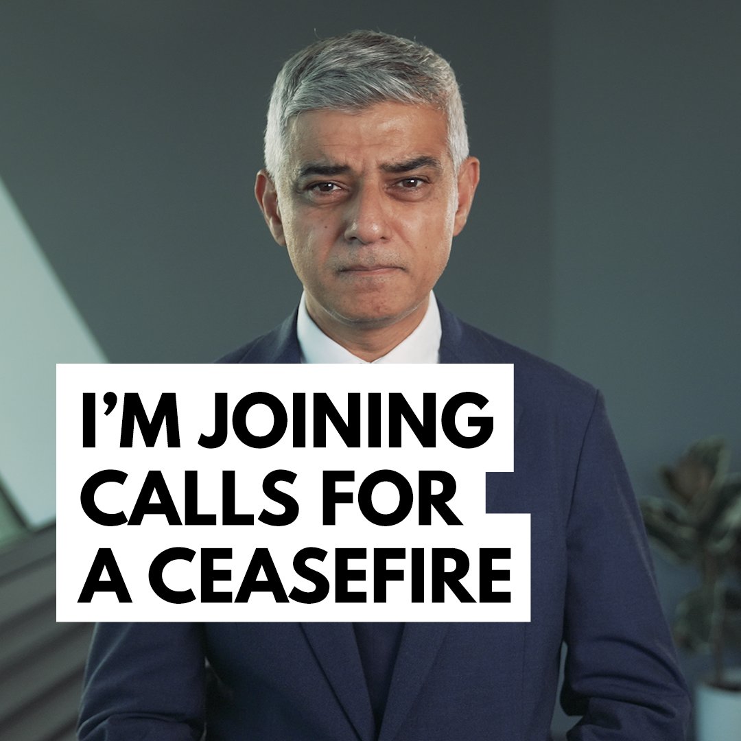 Thousands of innocent civilians have already been killed in Israel and Gaza. With the humanitarian crisis set to deteriorate even further, I’m calling for a ceasefire.