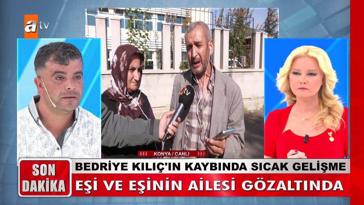 Bedriye Kılıç'ın kaybında sıcak gelişme Eşi ve eşinin ailesi gözaltında... #MügeAnlıİleTatlıSert #MügeAnlı atv