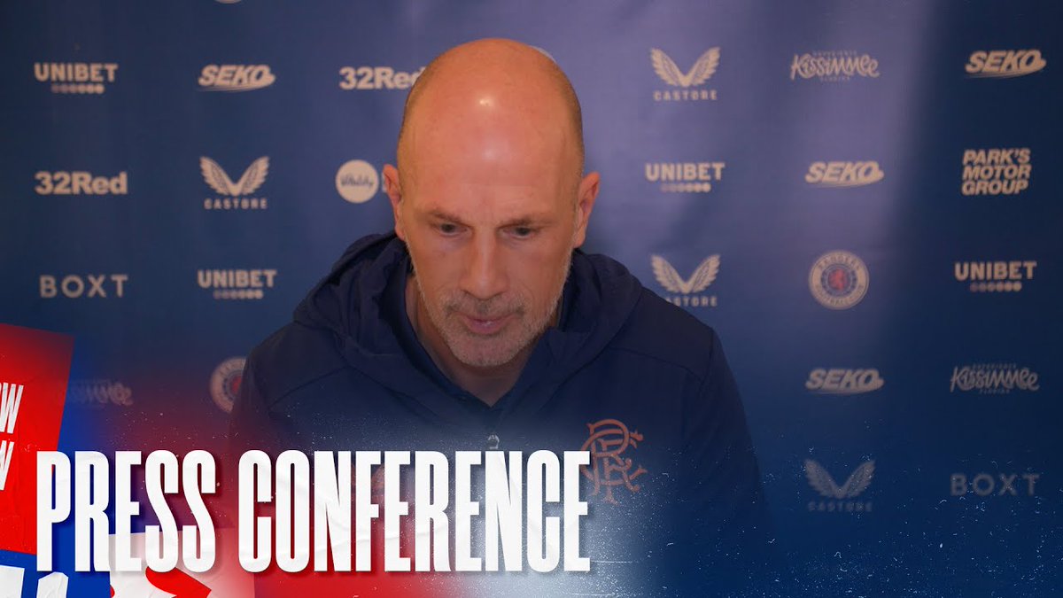 🎙️ Philippe Clement spoke to the media ahead of Sunday's match against Hearts at Ibrox.