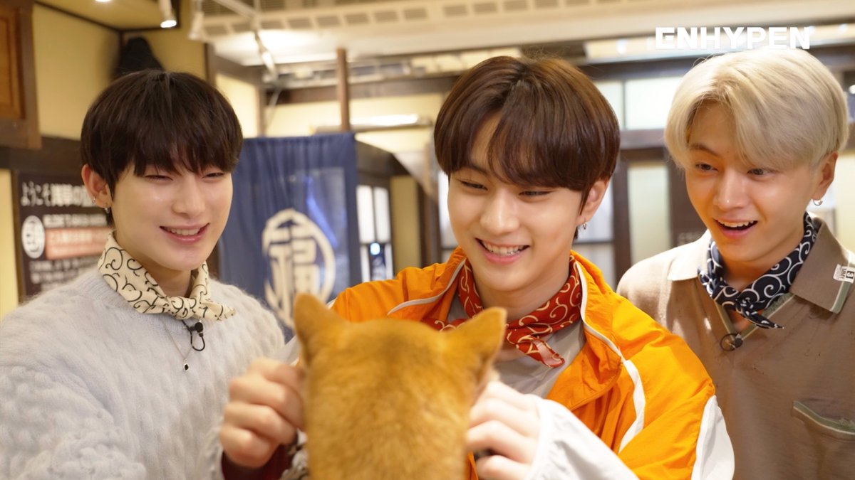 [📢お知らせ] ENGENE AREA ＜EN- JOY＞ダイジェスト映像公開❣️ #ENHYPEN の日本初ロケ🐶🐟🥬🍤🍵🍡 みんなが楽しいEN- JOY第1話をお見逃しなく👀🧡 🗓️第1話公開 11月9日(木) 20:00 新規入会はコチラ #ENGENE_MEMBERSHIP #EN_JOY