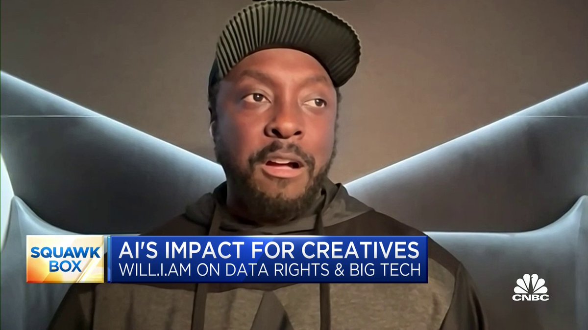 "We are entering this new realm of generative AI and AI everything. A lot of jobs will be rendered obsolete because of it," says will.i.am. "But new jobs, new careers, new industries are going to be created."