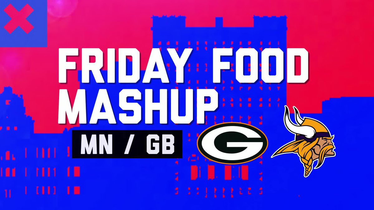 Friday Food Mashup with Jamie Erdahl 🍔🥣🍴 Minnesota Vikings @ Green Bay Packers = Butter Burger Hot Dish ... This isn't the one to miss 😂