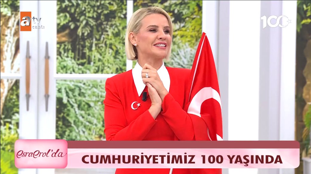 Cumhuriyetimiz 100 yaşında 🇹🇷 #EsraErolda