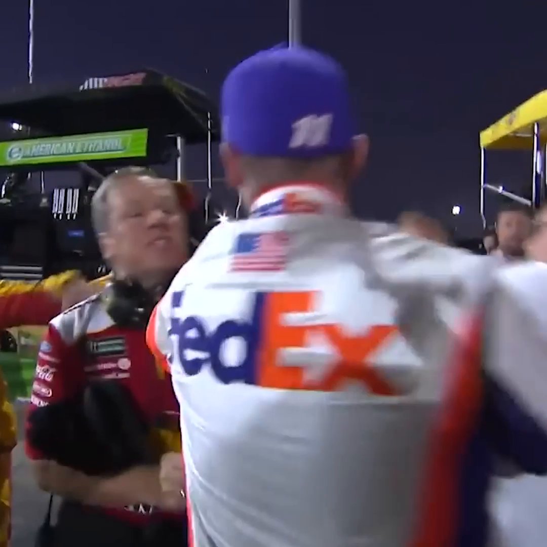 The beatin' and bangin' happens on and off the track at Martinsville Speedway.