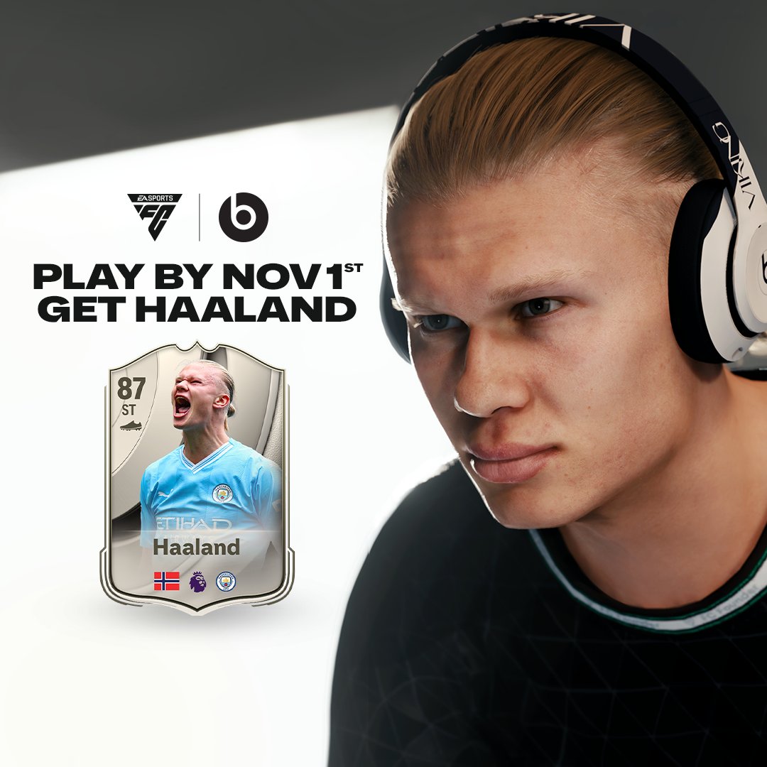 All eyes on The Viking. Play #FC24 by November 1 to become a Founder and get an exclusive player item in Ultimate Team! Beats by Dre