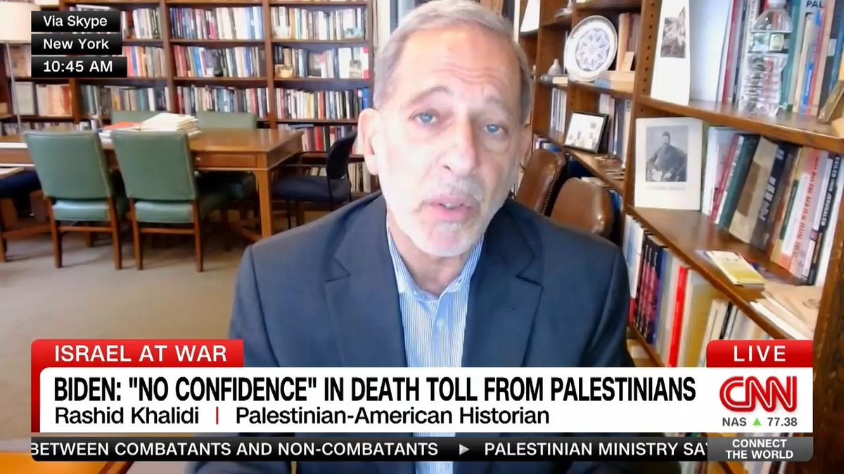 Palestinian-American historian Rashid Khalidi says Biden casting doubt on Palestinian death tolls is "absolutely despicable."