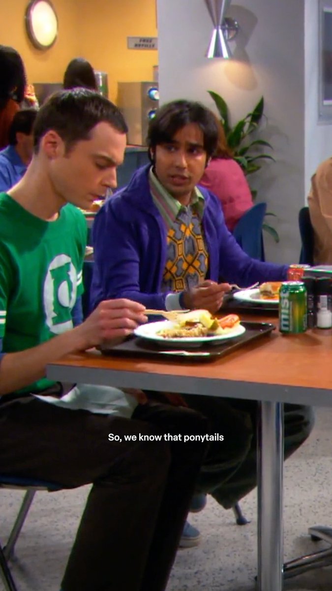 The lunch table is reserved for hard-hitting news only. #TheBigBangTheory