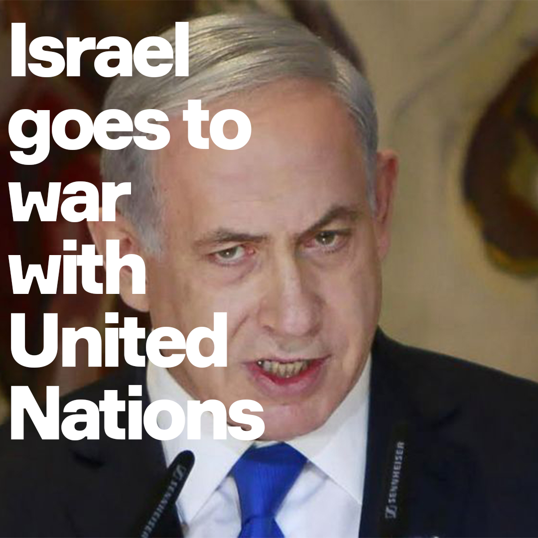 Israel has declared war on the United Nations. It acts like a rogue state, it talks like a rogue state - so why aren't we calling it a rogue state?