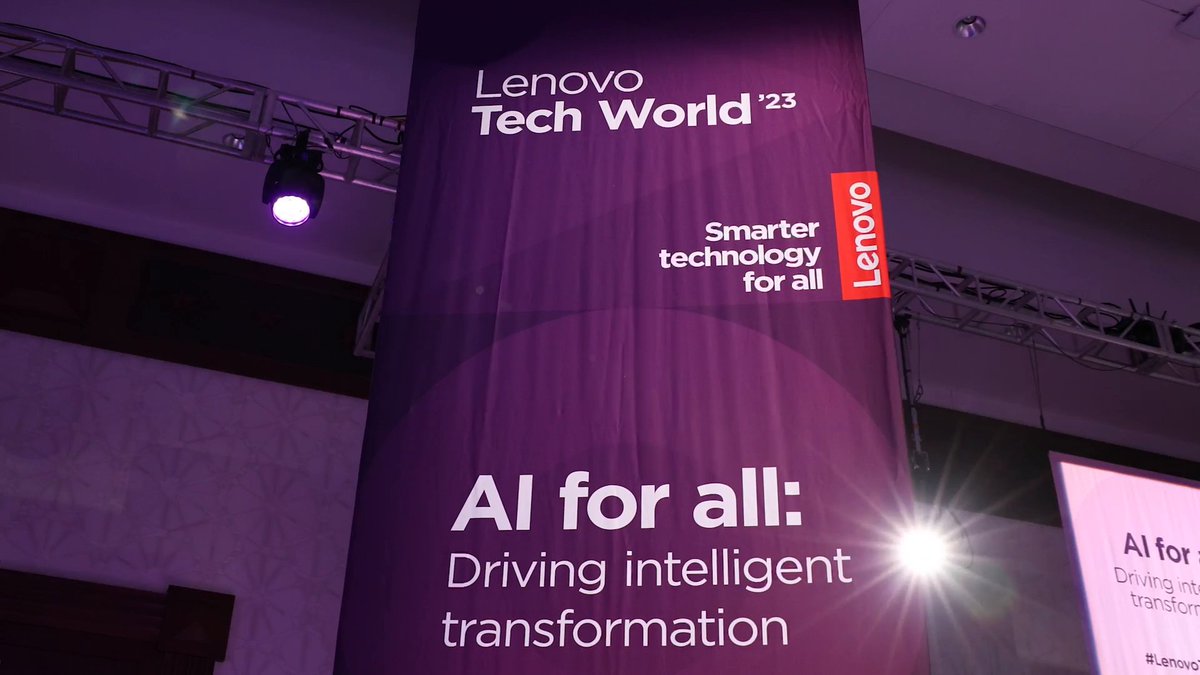 Missing #LenovoTechWorld already? Here's a quick look back at some of the most exciting innovations we're working on as we move toward our vision of AI for all. Learn more at