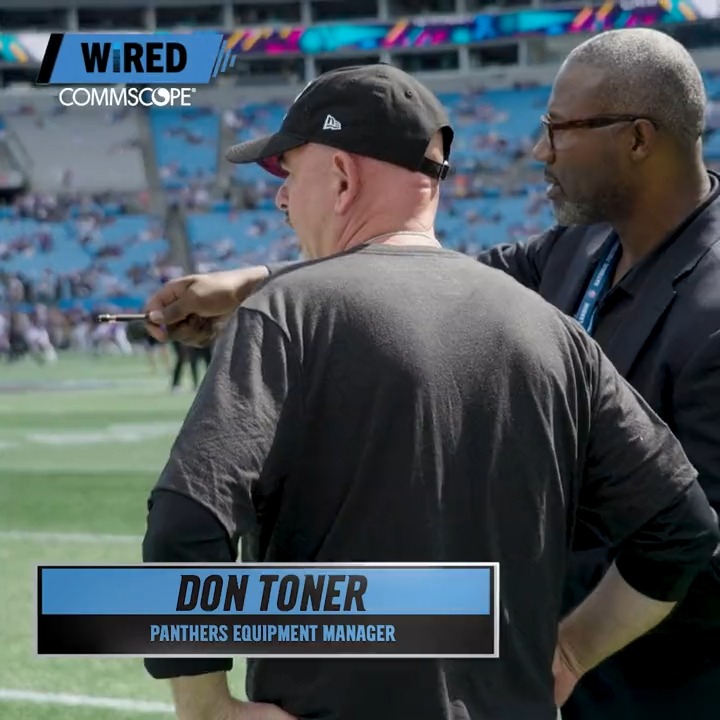 "You know those fines you use to get?” Moose is now a uniform inspector on gamedays. Full video: CommScope | #KeepPounding