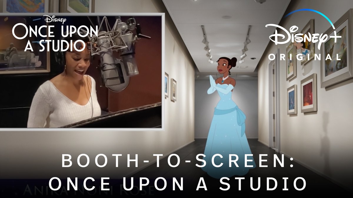 A century of voices brought the magic to this booth. Go behind the scenes with the voice cast for ONCE UPON A STUDIO and stream it now on Disney+! 🗣️🎙️✨📺