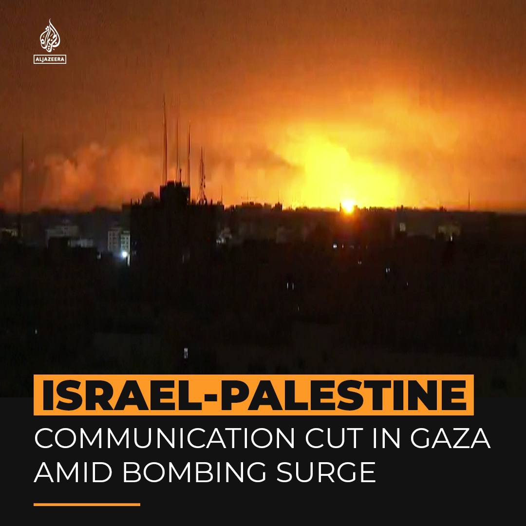 The Israeli military says it is expanding its operations in Gaza. Communication networks have been cut and bombing has significantly intensified ⤵️