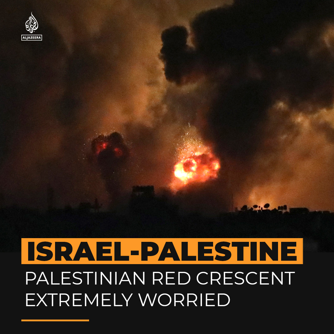 Israel has intensified its operations in Gaza amidst a communication blackout. The Palestinian Red Crescent says that there is no safe place in Gaza and asks the world to demand the 'fighting stops now.'