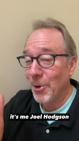 Joel reacts to the #MST3KShowmaker hitting ONE MILLION DOLLARS for Season 14! #MakeMoreMST3K #mysterysciencetheater3000 #joelhodgson