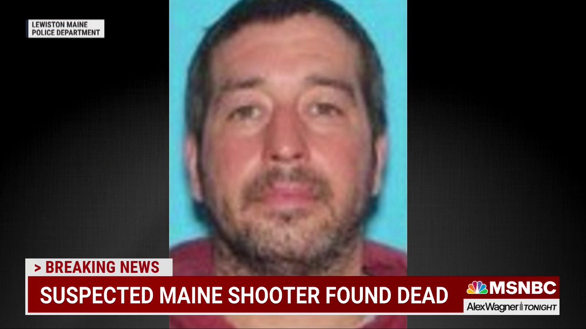 BREAKING: Suspected Maine shooter Robert Card has been found dead, four law enforcement sources tell NBC News.