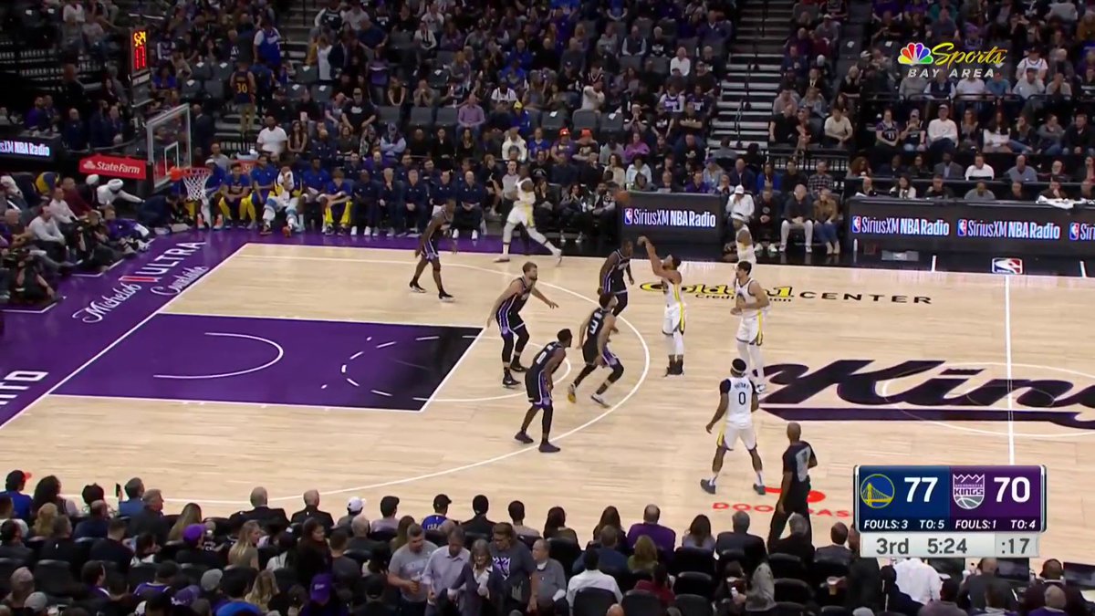 FOUR-POINT PLAY FOR STEPH 😱