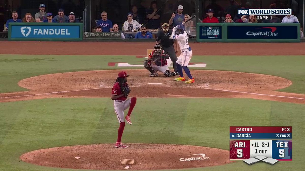 ADOLIS GARCIA WALKS OFF GAME 1 OF THE WORLD SERIES!