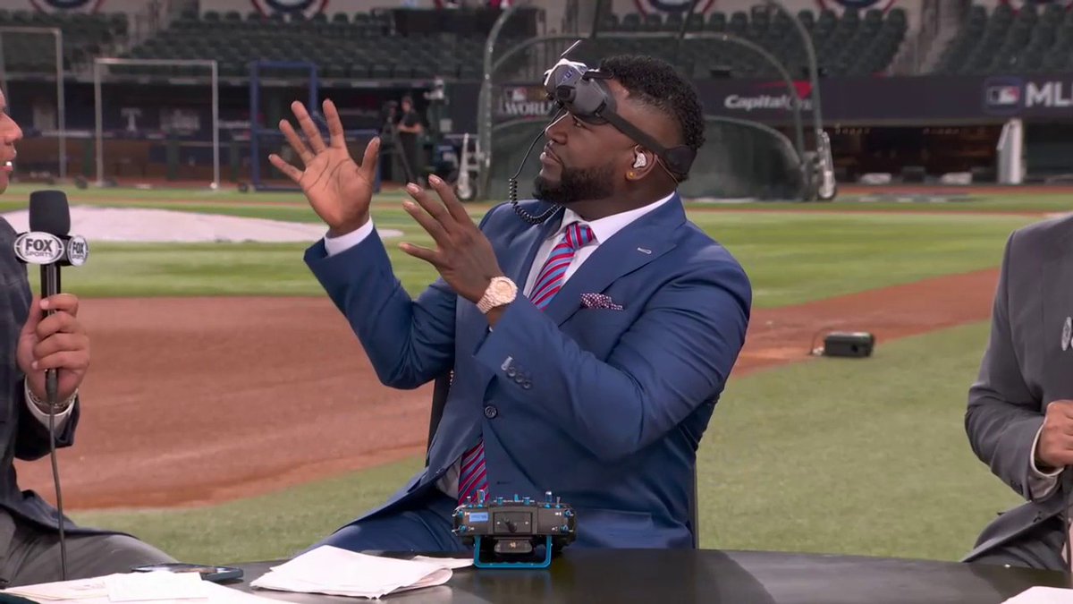 ⚠️ CAUTION: Big Papi is flying a drone ⚠️ ... and he sticks the landing 🙌